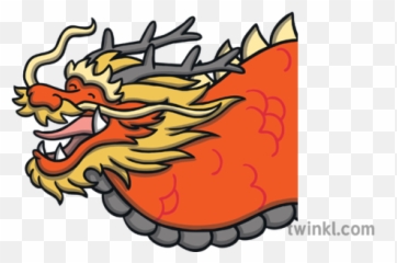 Connecting Bricks Chinese Dragon Head Illustration - Twinkl Clip Art Png,Dragon Head Png
