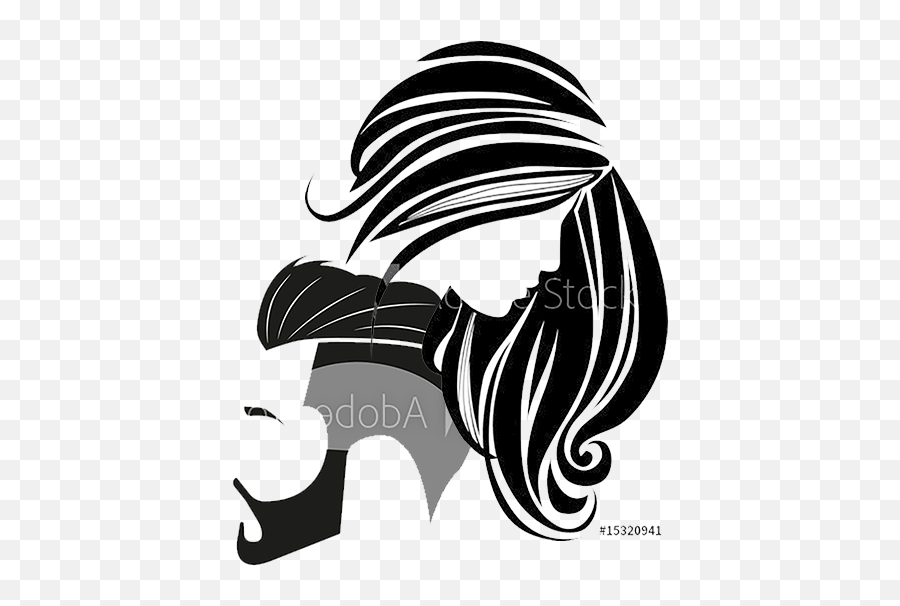 Professional Hair Stylist - Silhouette Hair Icon 477x551 Hair Icon Png,Hair Icon