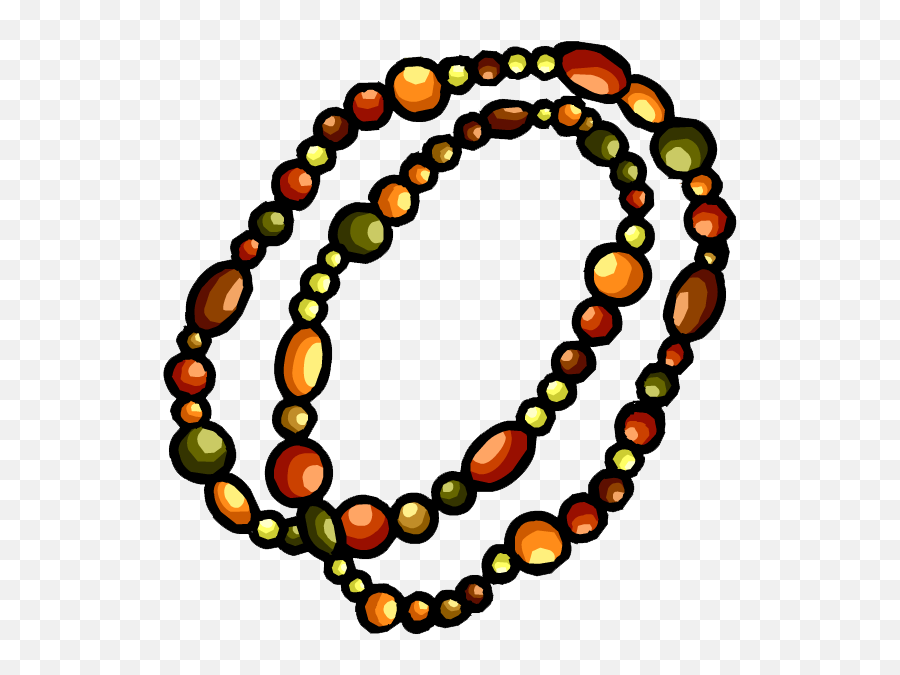 Beaded Necklace - Bead Bracelet Clipart Transparent Png,Bead Icon