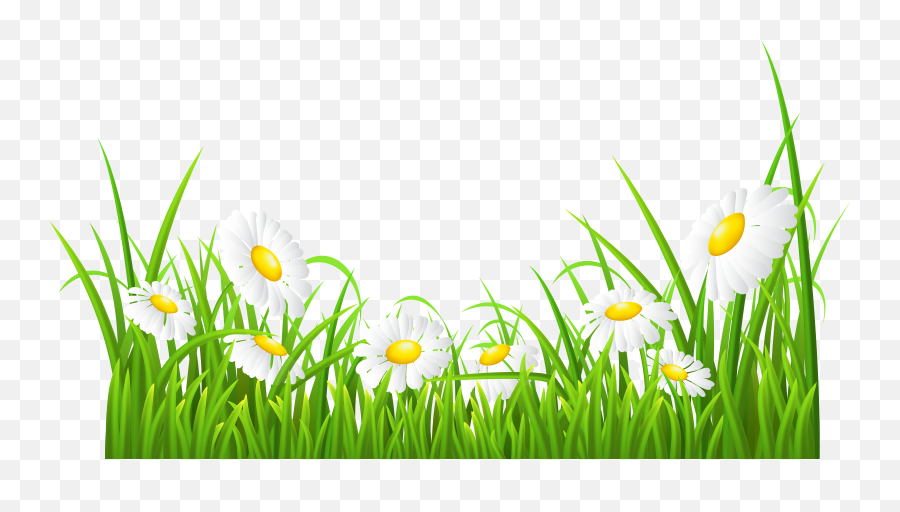 Pin - April Flowers Clip Art Png,Grass Clipart Transparent