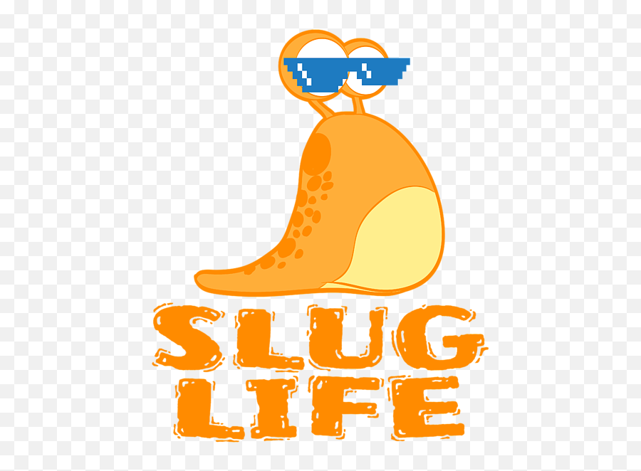 A Cool Thug Life Tee For Gangster Snail Slug Tshirt Design Eyeglasses Stick Animals Shell Duvet Cover - Clip Art Png,Thug Life Logo