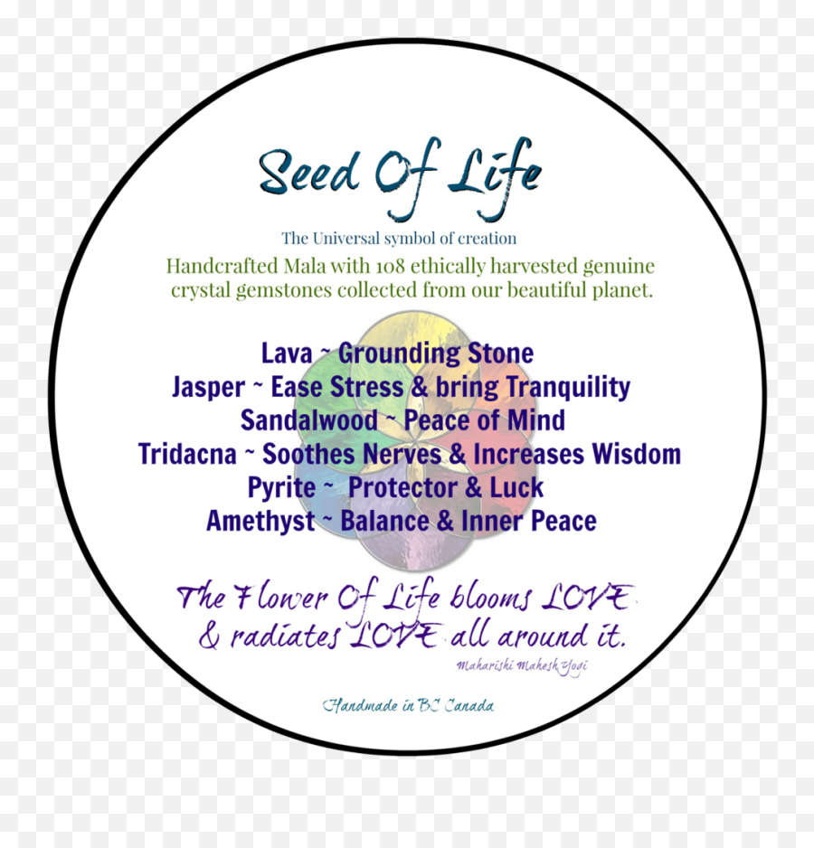 Seed Of Life U2014 Zenwand - Circle Png,Mala Png
