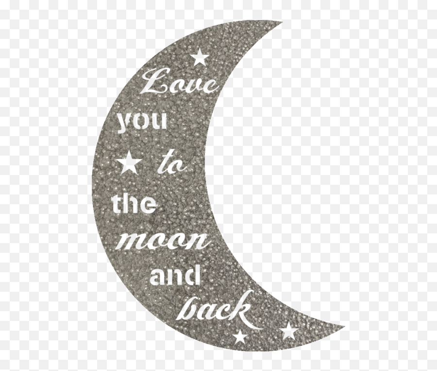 I Love You To The Moon U0026 Back Steel Wall Sign U2013 Lakewood Metal - Crescent Png,I Love You Png