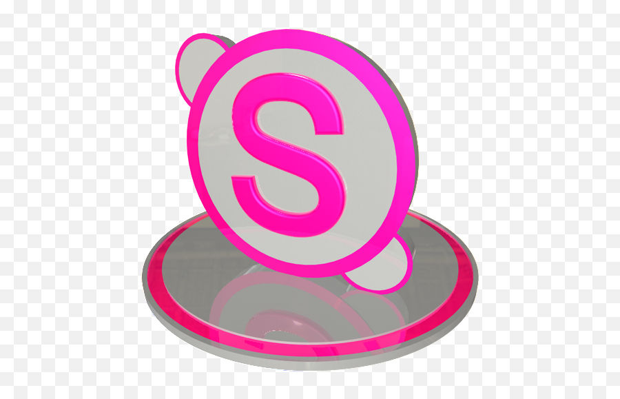 Skype Pink - Download Free Icon White And Pink Icons On Language Png,Skype Circle Icon