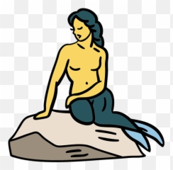 The Little Mermaid Denmark Illustration - Transparent PNG Cultura Dinamarca