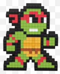 Raphael - 33 Teenage Mutant Ninja Turtles Ninja Turtle Pixel Art Png,Ninja Turtle Logo