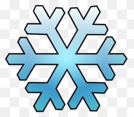 Snowflake Clipart Transparent - Cartoon Pictures Of Snowflakes Png,Transparent Snowflake Clipart