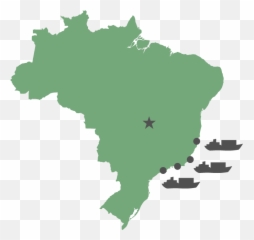 Our Coffees Latin America U2014 Coffeeteam - Brazil Map Outline Black png