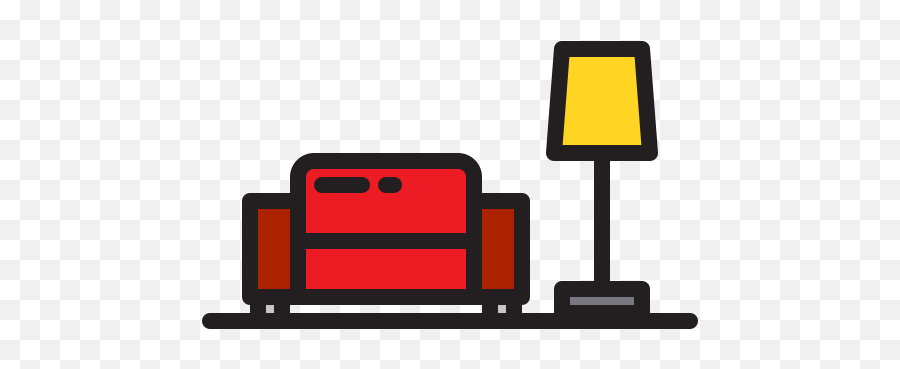 Living Room - Free Furniture And Household Icons Horizontal Png,Living Room Icon