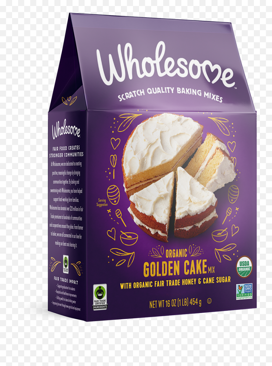 Golden Cake Scratch Quality Baking Mix - Wholesome Mix Cake Golden Png,Golden Google Chrome Icon