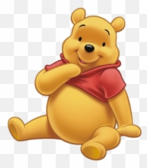 Winnie The Pooh Sitting Transparent Png - Winnie The Pooh,Pooh Png