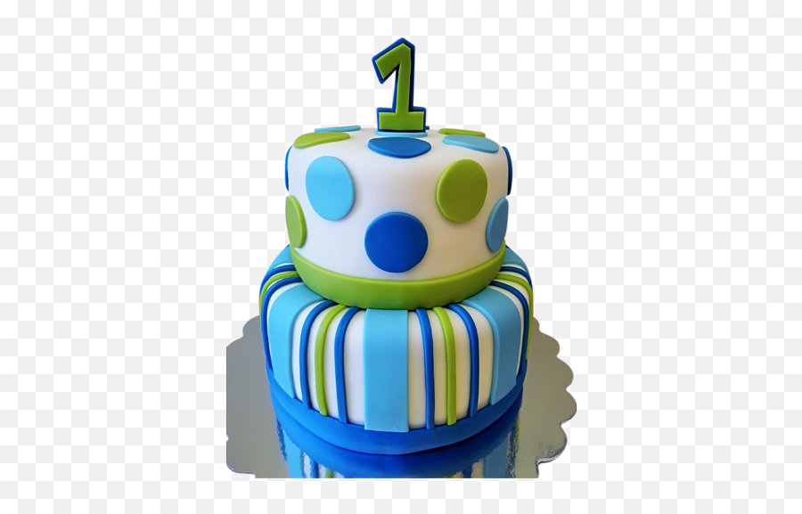 Download Hd 1st Birthday Cake Png - Fondant Cake For Boys Birthday Cake For Boy Png,Cake Png Transparent