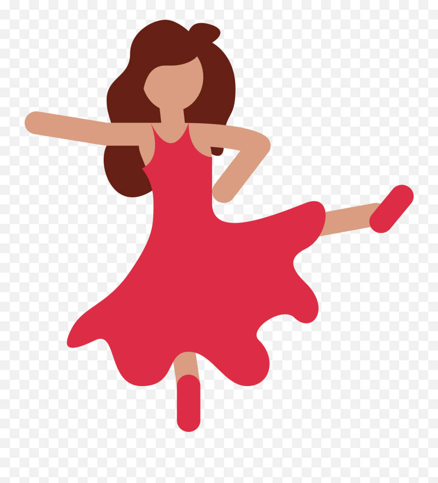 Large Emoji Icons People - Dancing Girl Emoji Vector Clipart Dancing Emoji Transparent Png,Icon Dancing