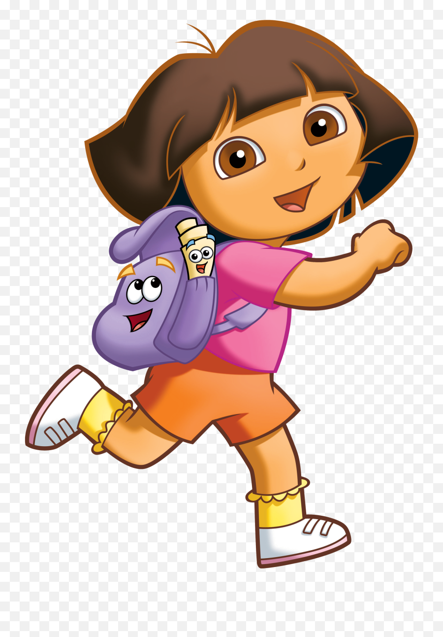 Png Dora Transparent - Dora The Explorer With Backpack,Dora Png