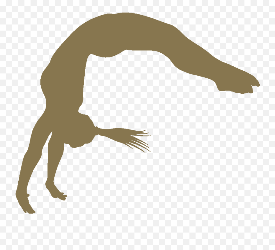 Gymnastics Back Handspring Png U0026 Free - Gymnast Back Handspring Silhouette,Gymnastics Png