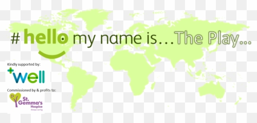 The Play - España In World Map Png,Hello My Name Is Png