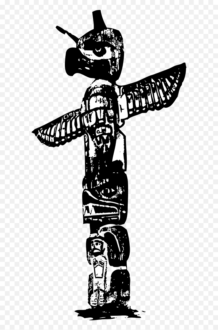 Totem Pole Native - Totem Pole Transparent Background Png,Totem Pole Png