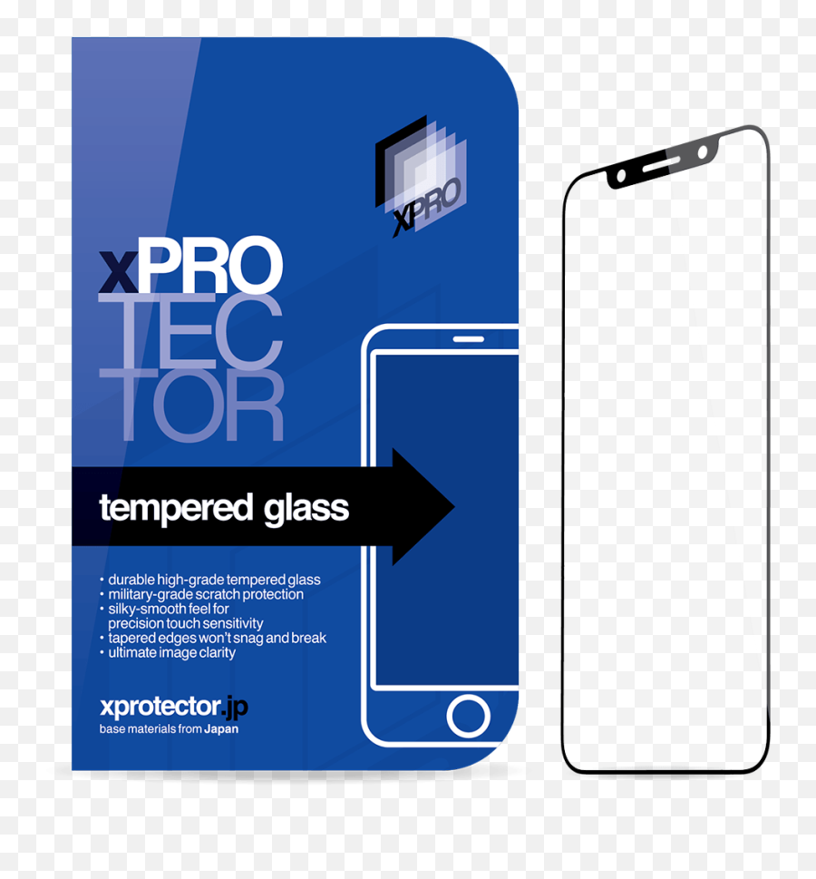 Iphone X Tempered Glass 033 Full 3d Black Screen Protector - Smartphone Png,Black Screen Png