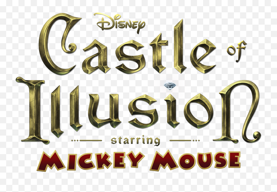 Review Castle Of Illusion Starring Mickey Mouse Team Shy Guys - Mickey Castle Of Illusion Logo Png,Disney Castle Logo Png