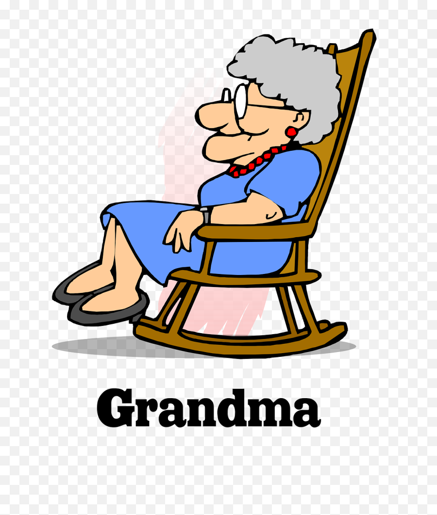 Grandma Granny Gran Rocking - Grandmother Clipart Png,Rocker Png