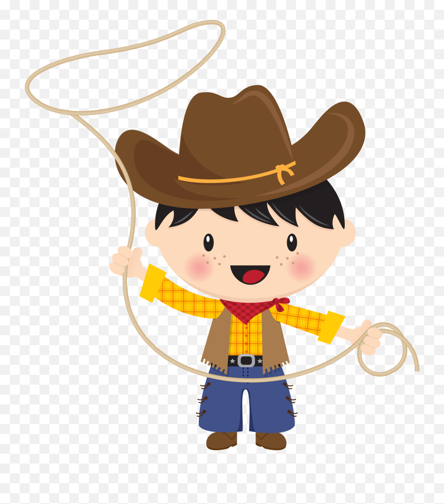 Download Cowboy Hat Clipart Safari - Imagen De Un Vaquero Animado Png,Cowboy Hat Clipart Png