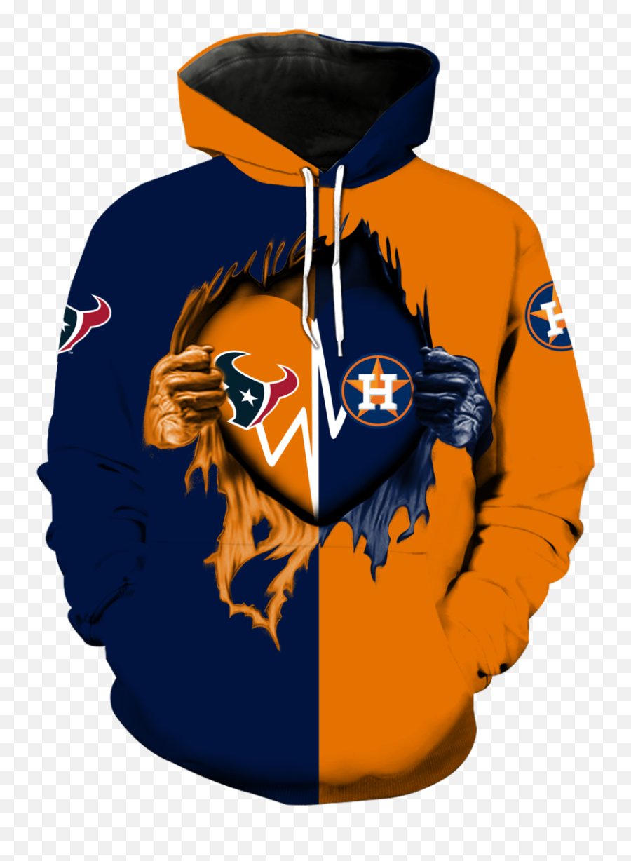 Houston Astros U0026 Texans New All Over Print K1015 - Hoodies Cat Png,Houston Texans Logo Images