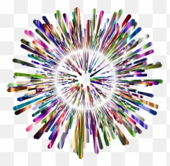 Geometric Abstract Art Picture - Explosion Clipart No Rainbow Background png