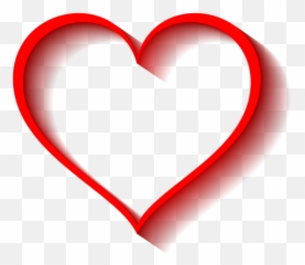 Heart Volume Shadow Transparent - Love Png