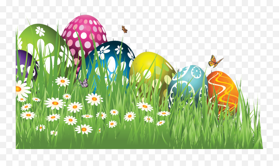 Download Eastereggs - Happy Easter Images 2018 Png,Easter Grass Png