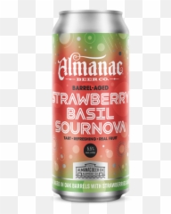 Strawberry Basil Sournova U2014 Almanac Beer Company Png