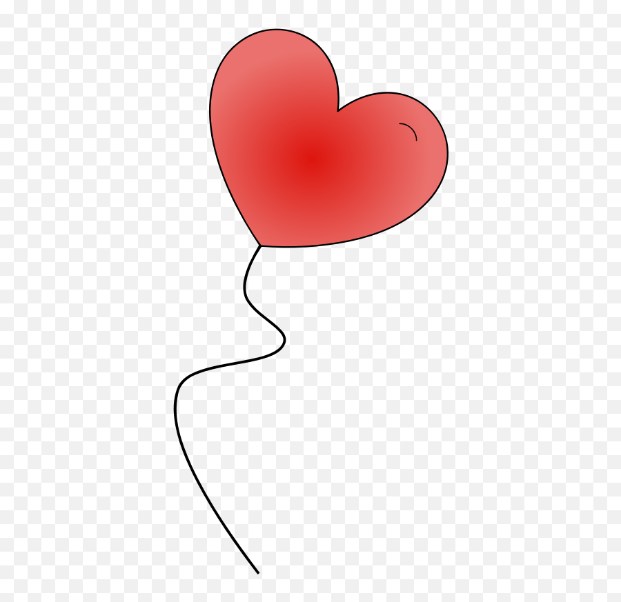 Heart Balloon Png - Heart Balloon Svg Clipart,Coração Png