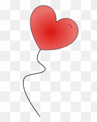 Heart Balloon Png - Heart Balloon Svg Clipart,Coração Png