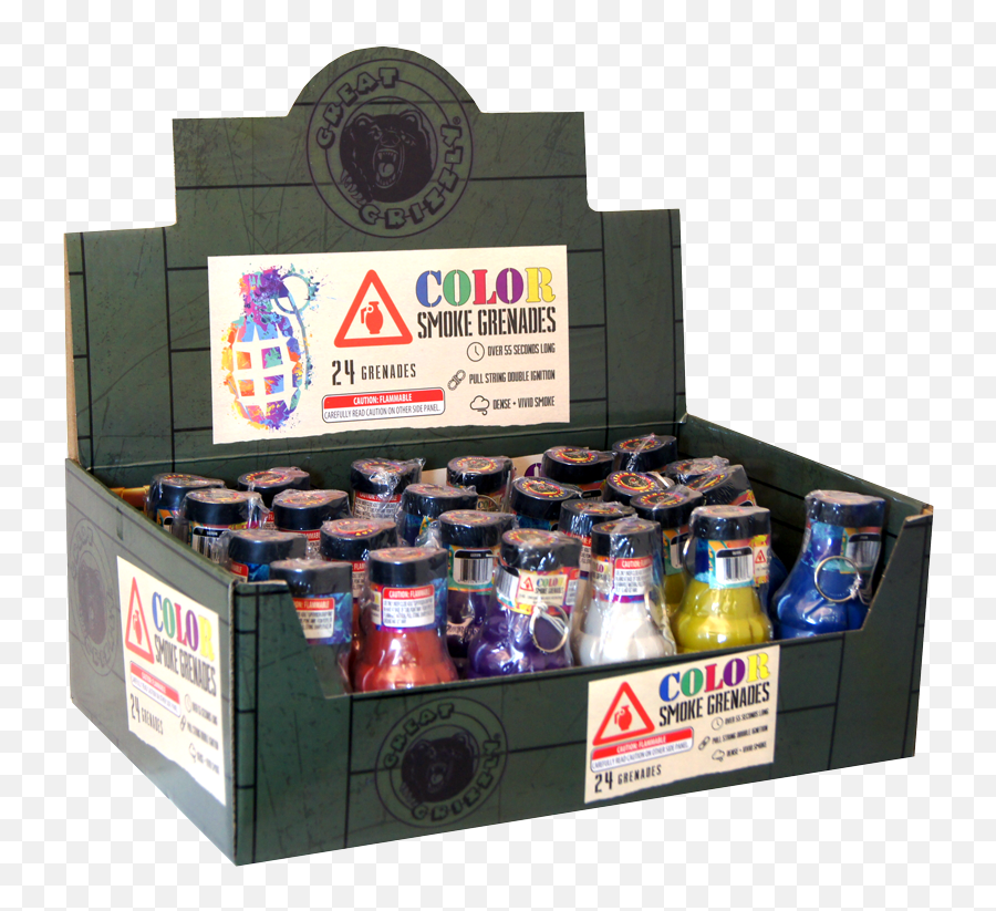 Color Smoke Grenades - Box Png,Color Smoke Png