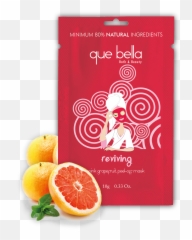 Blogmas Day 19 U2013 Que Bella Reviving Grapefruit Peel Off Mask - Que Bella Mask Perfecting Png,Grapefruit Png