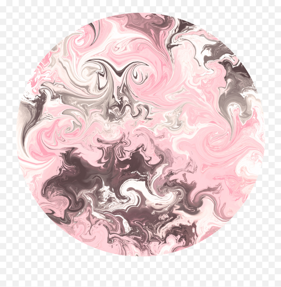 Circle Ftestickers Marble - Pink Marble Circle Png,Watercolor Circle Png