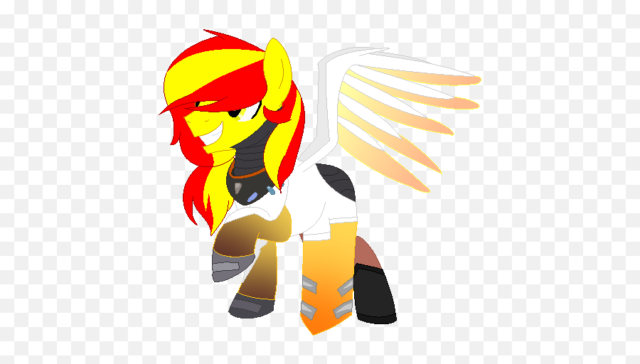 Download Clip Art Freeuse Mlp Overwatch - Cartoon Png,Overwatch Mercy Png