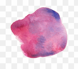 Rose Gold Paint Brush Stroke Png - Watercolor Pink And Purple