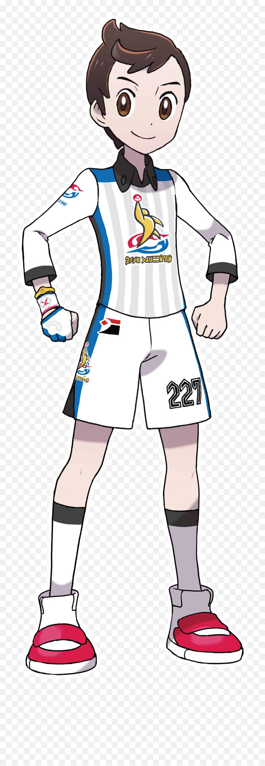 Male Protagonist Sword - Pokemon Gym Uniform Png,Sword And Shield Png