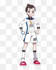 Male Protagonist Sword - Pokemon Gym Uniform Png,Sword And Shield Png