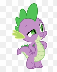 Spike Also Known As The Dragon - My Little Pony Birthday Png,Spike Png