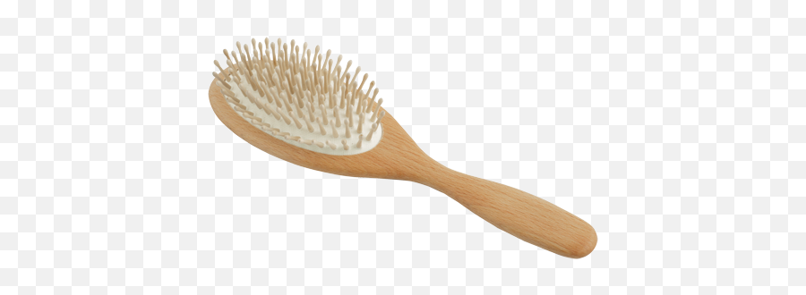 Hairbrush Oval With Wood Pegs Beechwood - Wooden Hair Brush Png,Hair Brush Png