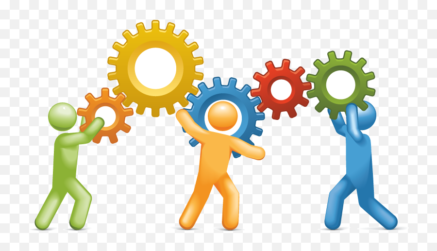 Team Building Clip Art - Clipart Working Together Png,Team Work Png
