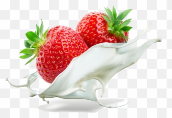 Strawberry Flavored Milk - Png