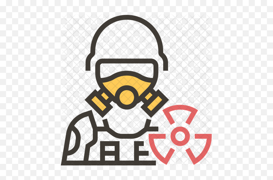Gas Mask Icon Of Dualtone Style - Biological Hazard Png,Gas Mask Logo