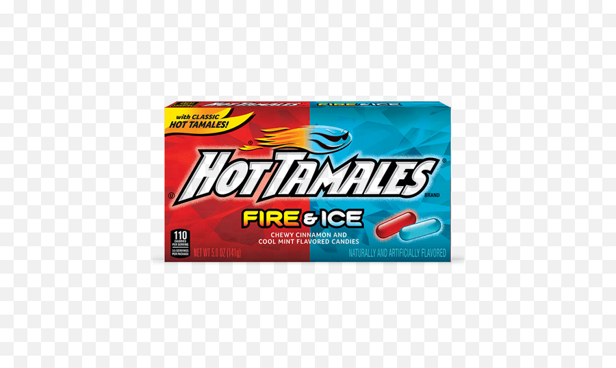 Hot Tamales Fire And Ice Theatre Box 141g Sweety Temptations Png