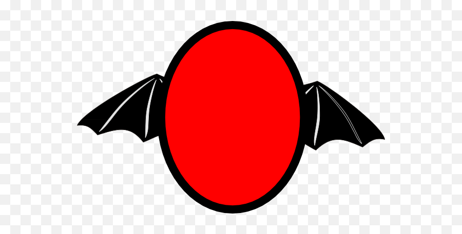 Bat Wing Oval Clip Art Clipart Panda - Free Clipart Images Clip Art Png,Bat Wings Png
