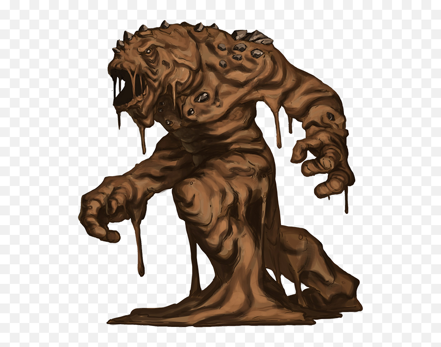 Mud Golem Aether And Ashes Obsidian Portal - Mud Monster Dnd 5e Png,Golem Png
