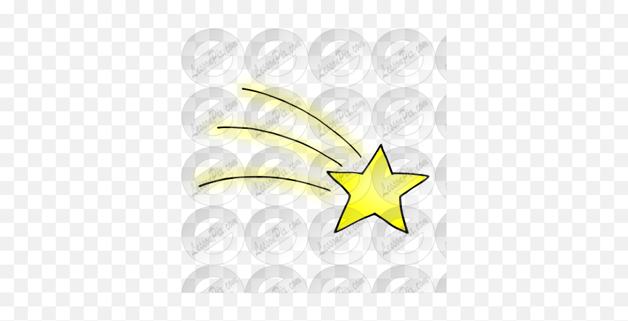 Shooting Star Picture For Classroom Therapy Use - Great Illustration Png,Shooting Star Transparent
