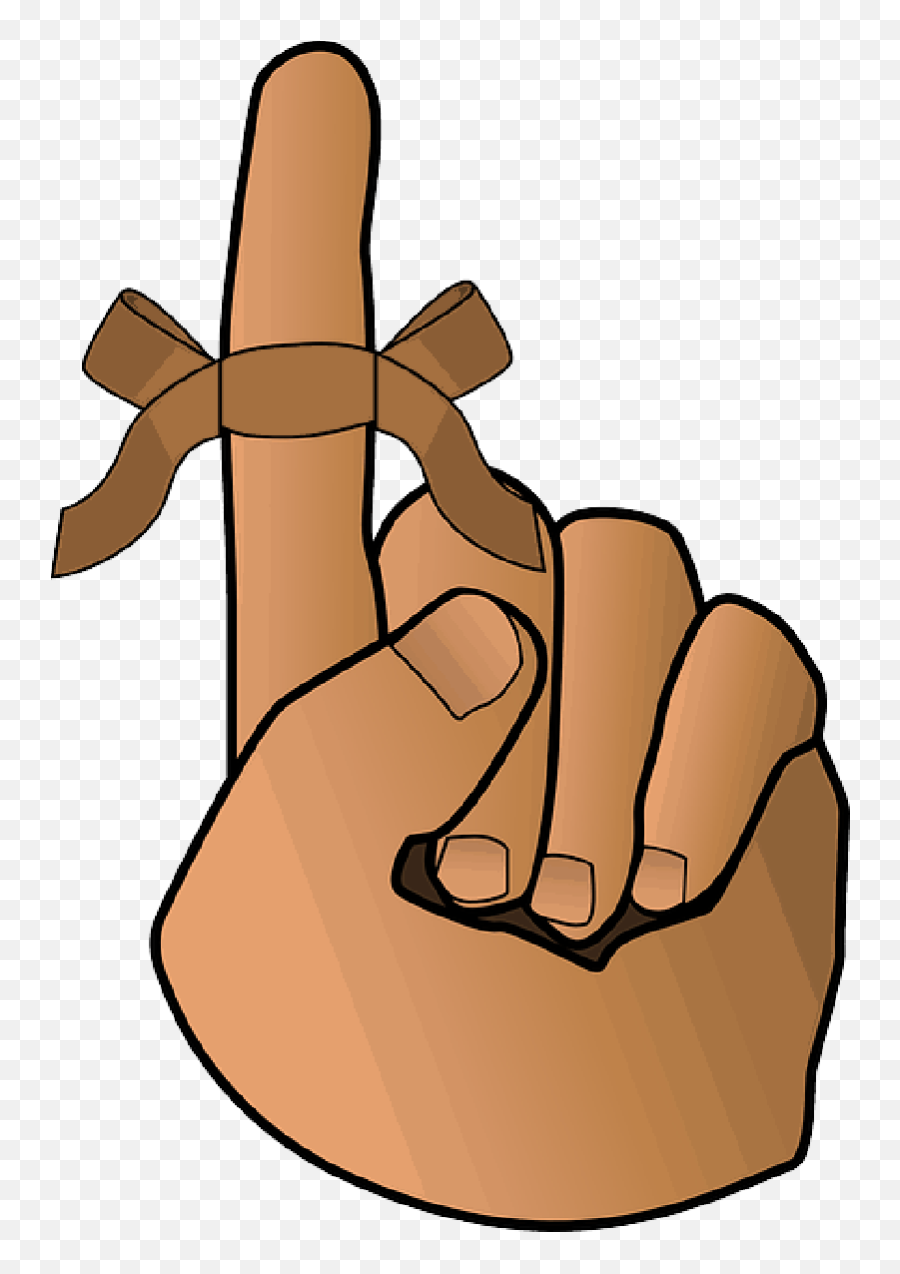 Download Park Icon Left Symbol Hand - String Tied Around Finger Clipart Png,Finger Transparent