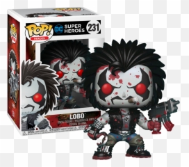 Dc Comics - Lobo Bloody Lobo Pop Vinyl Figure Dc Comics Lobo Funko Pop Png,Lobo Png